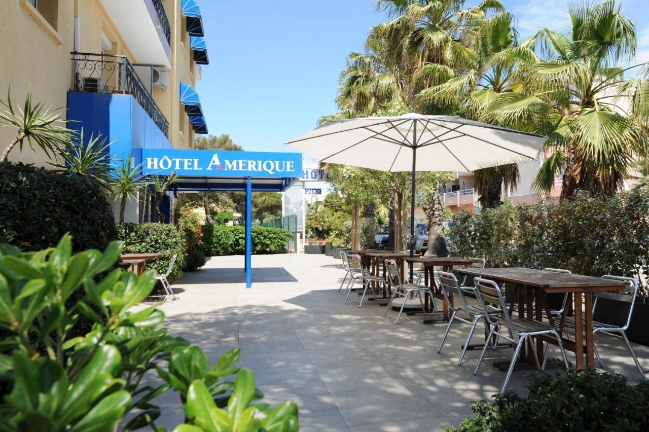 Amerique Hotel Palavas - Piscine - Plage Esterno foto