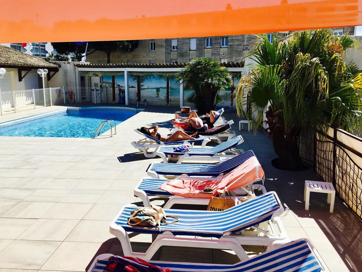Amerique Hotel Palavas - Piscine - Plage Esterno foto